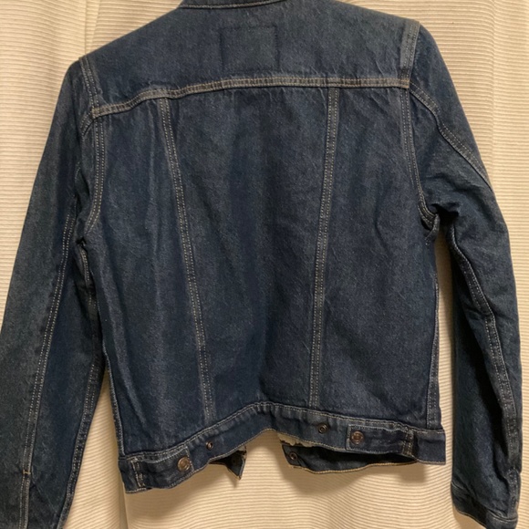 Levis Original Exboyfriend Trucker Sherpa Denim Jacket - Picture 2 of 3